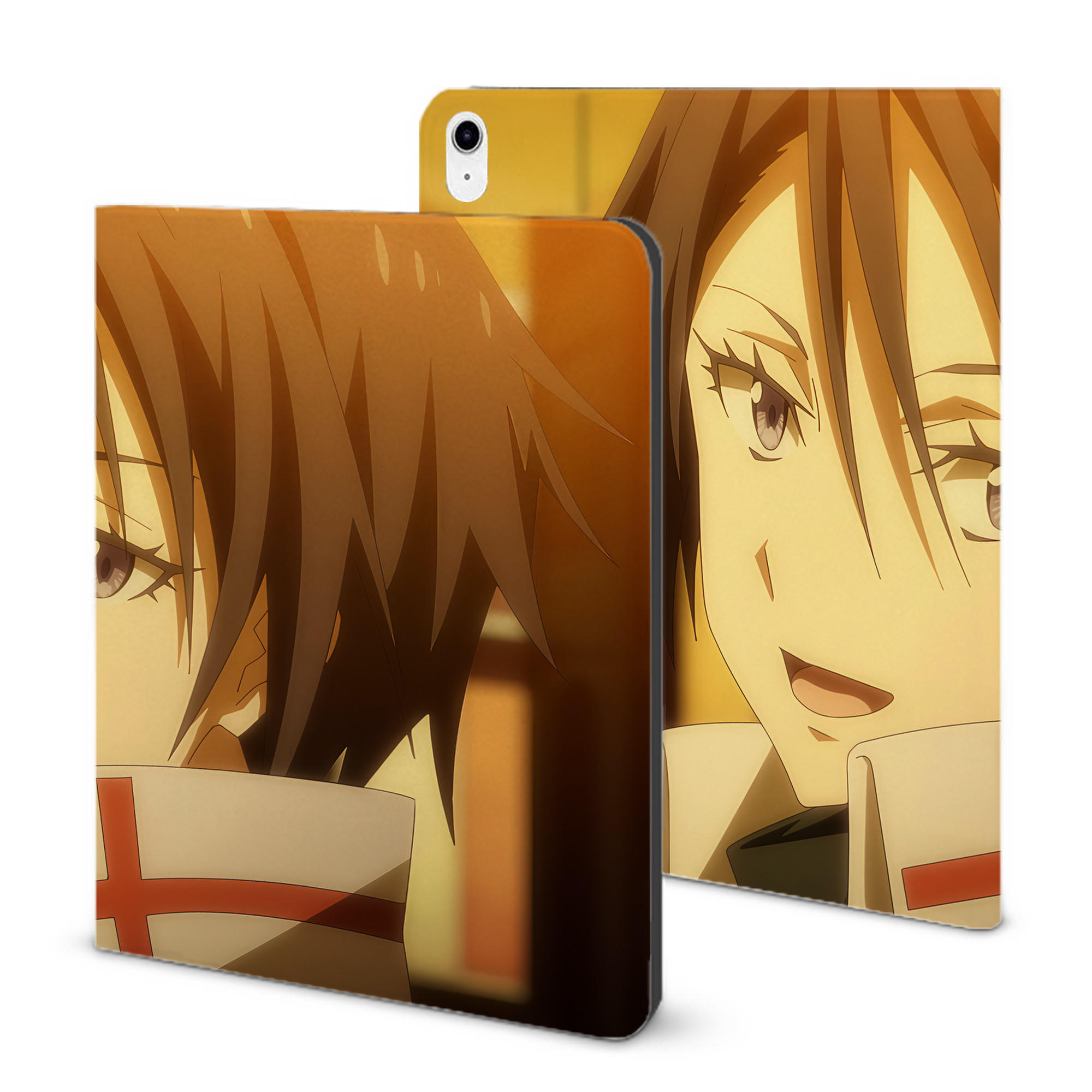 （画像用） 転スラ Regarding Reincarnated to Slime IPad ケース ブック型 PUレザー TPU 耐衝撃 軽量 薄型 ペン収納なし 全面保護 IPad 各モデル対応
